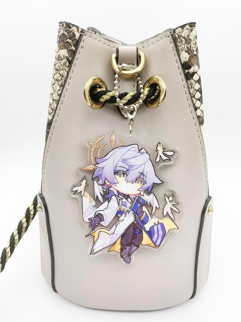 YJacuing Honkai: Star Rail Chibi Cute Acrylic Stand Figure Keychain - Image 3